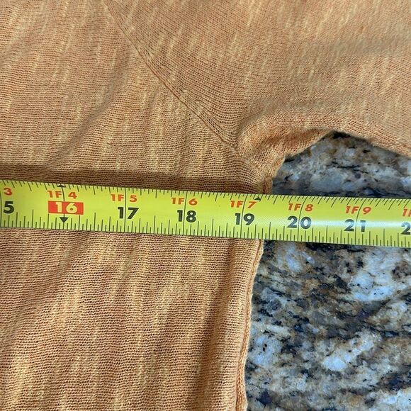 Eileen Fisher Linen Cotton Blend Short Sleeve Open Front Cardigan Duster Size M - Picture 8 of 8